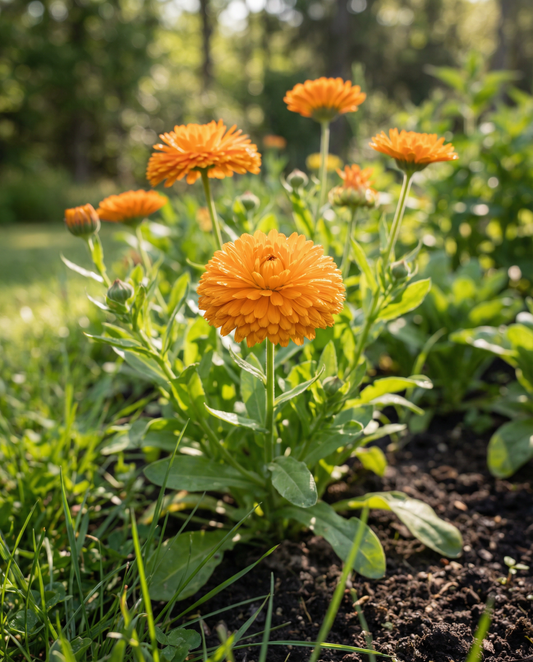 Goudsbloem Balls Orange (Calendula officinalis) – biologische eenjarige bloemenzaden van SeedsChoice