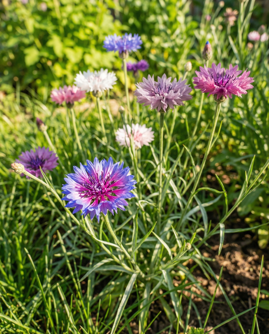 Korenbloem Mixed (Centaurea cyanus) – biologische eenjarige bloemenzaden van SeedsChoice