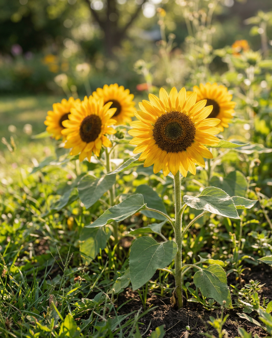 Dwarf Sunflower Sunspot (Helianthus annuus) – biologische eenjarige bloemenzaden van SeedsChoice
