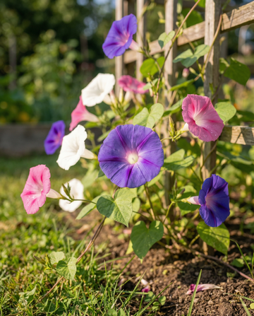 Mixed Pack (Ipomoea purpurea) – biologische eenjarige bloemenzaden van SeedsChoice