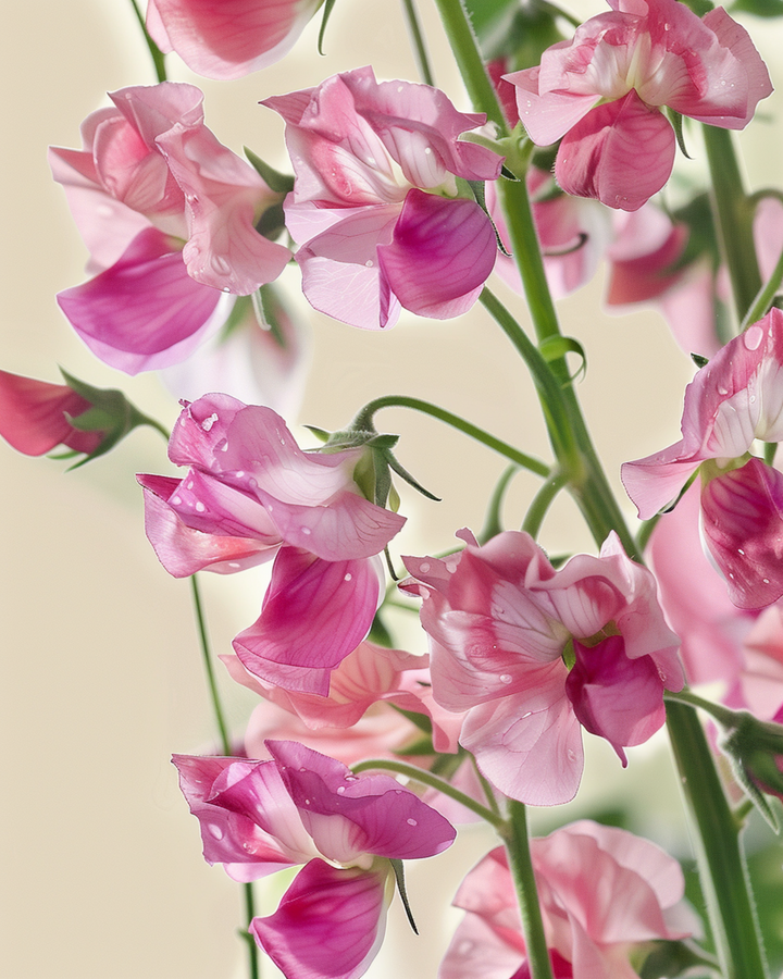 Lathyrus Painted Lady zaden (Lathyrus odoratus) – biologische eenjarige bloem
