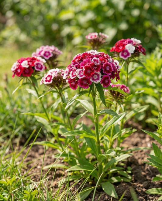 Duizendschoon Sweet William (Dianthus barbatus) – biologische tweejarige mengselzaden van SeedsChoice