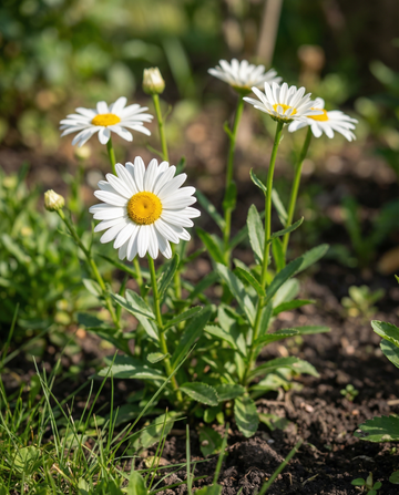 Shasta Daisy May Queen (Chrysanthemum leucanthemum) – biologische meerjarige zaden van SeedsChoice