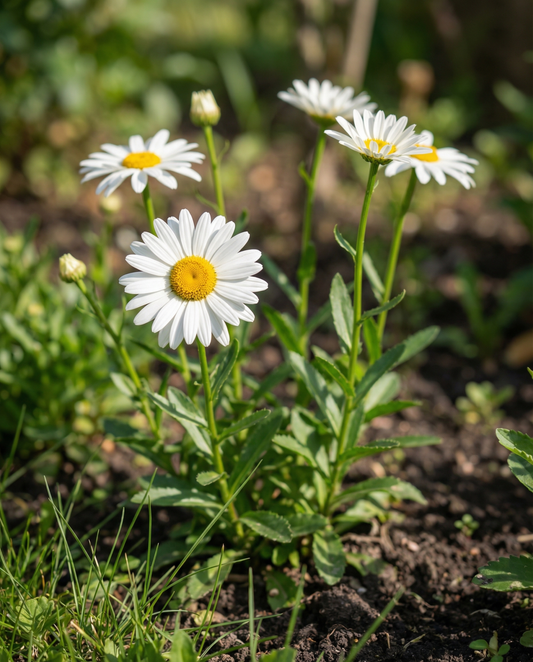 Shasta Daisy May Queen (Chrysanthemum leucanthemum) – biologische meerjarige zaden van SeedsChoice