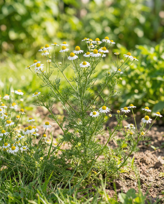 Kamille (Matricaria chamomilla) – biologische eenjarige kruidenzaden van SeedsChoice