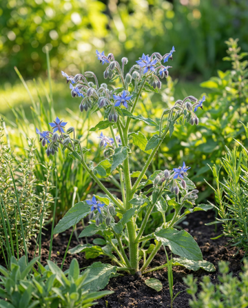 Borage (Borago officinalis) – biologische eenjarige kruidenzaden van SeedsChoice