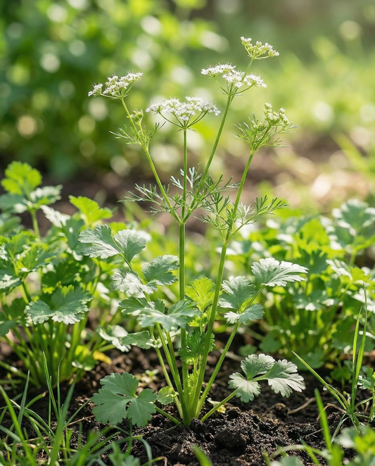 Cilantro (Coriandrum sativum) – biologische eenjarige kruidenzaden van SeedsChoice