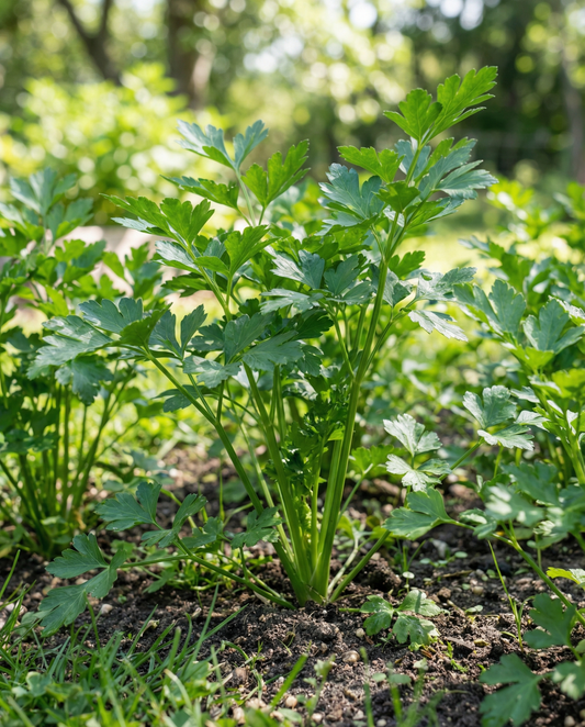 Peterselie Gigante D'italia (Petroselinum crispum) – biologische tweejarige zaden van SeedsChoice