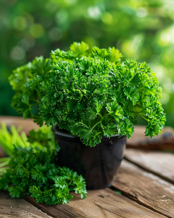 Peterselie Moss Curled zaden (Petroselinum crispum) – biologisch eenjarig kruid