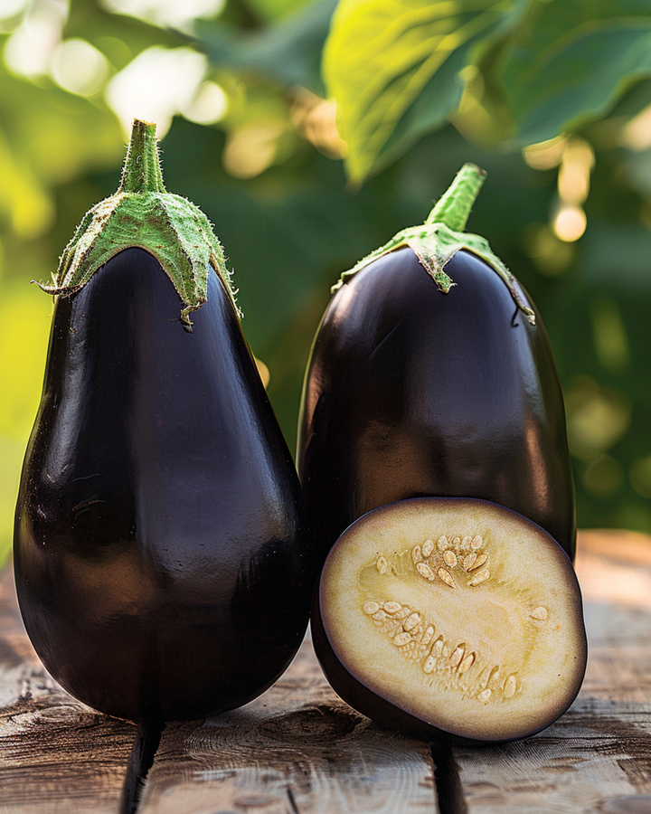 Aubergine Black Beauty zaden (Solanum melongena) – biologische eenjarige groente
