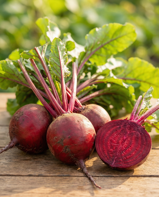 Rode biet Detroit 2 (Beta vulgaris) – biologische eenjarige groentezaden van SeedsChoice