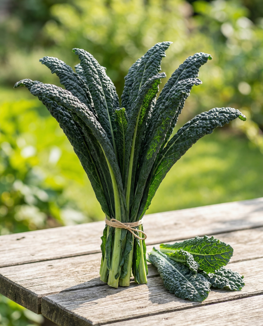 Zwartbladige boerenkool Nero Di Toscana (Brassica oleracea) – biologische eenjarige groentezaden van SeedsChoice