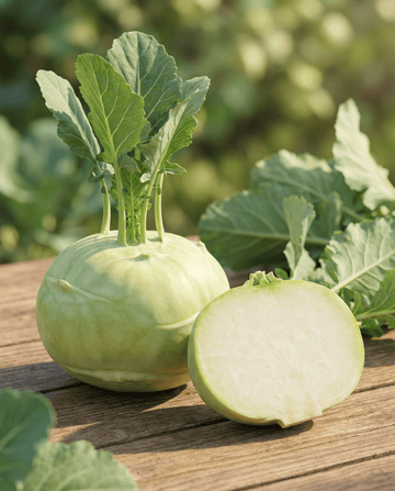 Koolrabi Korist F1 (Brassica oleracea) – biologische eenjarige groentezaden van SeedsChoice