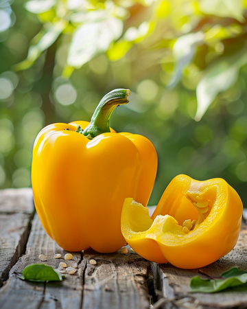 Paprika Yellow California Wonder zaden (Capsicum annuum) – biologische eenjarige groente