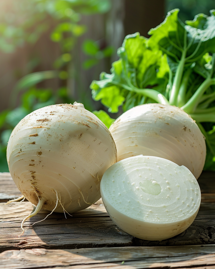 Raap Platte Witte Mei zaden (Brassica rapa) – biologische eenjarige groentesoort