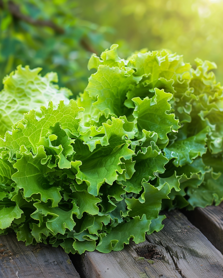 Sla Bionda A Foglia Riccia zaden (Lactuca sativa) – biologische eenjarige groente