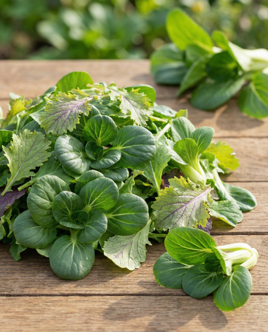 Mesclun (Brassica juncea) – biologische eenjarige mengselzaden van SeedsChoice