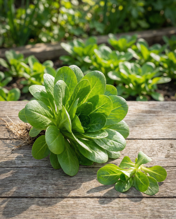Veldsla Vit (Valerianella locusta) – biologische eenjarige groentezaden van SeedsChoice