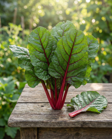 Snijbiet Rhubarb (Beta vulgaris) – biologische eenjarige groentezaden van SeedsChoice