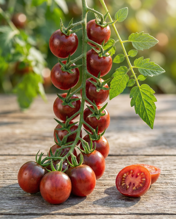 Cherry Tomato Cerise (Solanum lycopersicum) – biologische eenjarige groentezaden van SeedsChoice