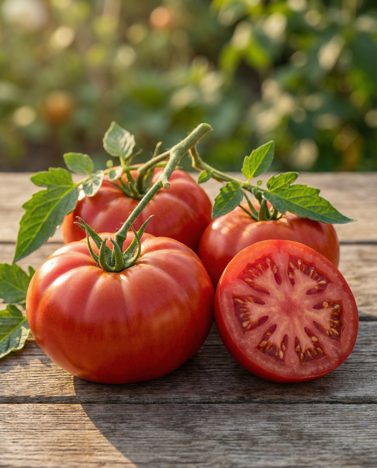Vleestomaat Marmande (Solanum lycopersicum) – biologische eenjarige groentezaden van SeedsChoice