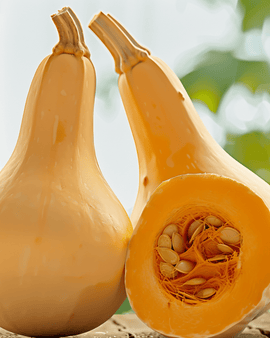 Waltham butternut flespompoenzaden biologisch Cucurbita Moschata eenjarig