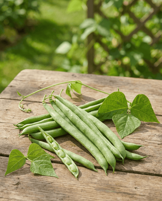 Klim-stamslaboon Helda (Phaseolus vulgaris) – biologische eenjarige klimplant zaden van SeedsChoice