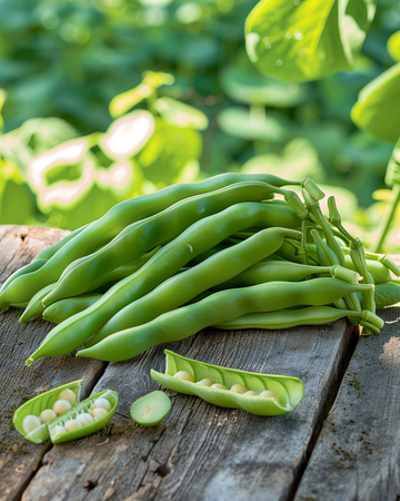 Pronkboon Neckarkönigin Green Pods zaden (Phaseolus vulgaris) – biologische eenjarige groente