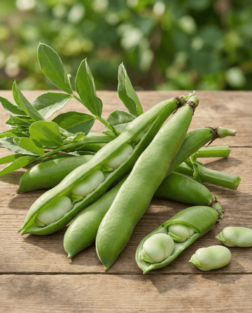 Tuinboon Witkiem 50g (Vicia faba) – biologische eenjarige groentezaden van SeedsChoice