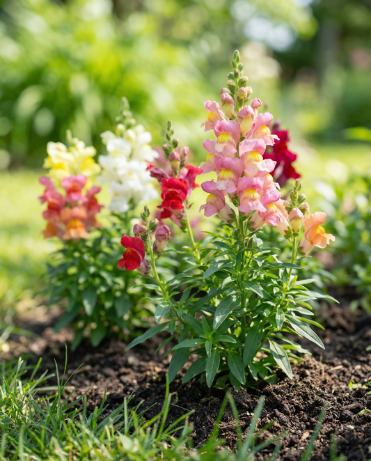 Leeuwenbek Tom Thumb Mixed (Antirrhinum majus) – eenjarige mix zaden van SeedsChoice