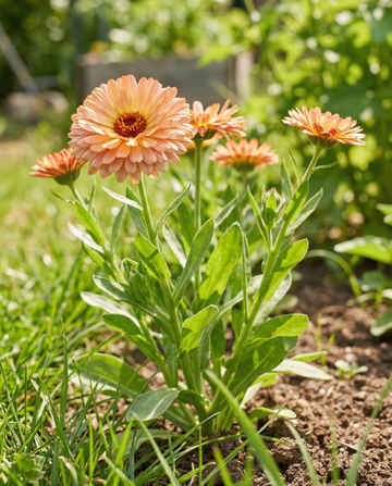 Marigold Touch Of Red Buff (Calendula officinalis) – eenjarige bloemenzaden van SeedsChoice