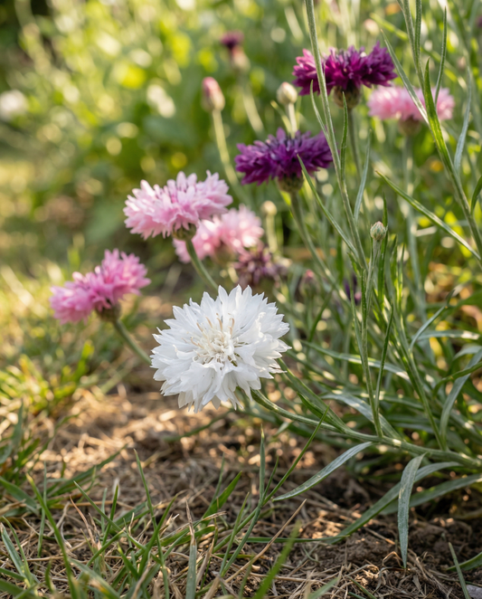 Korenbloem Double Flowering Mix (Centaurea cyanus) – eenjarige bloemenzaden van SeedsChoice