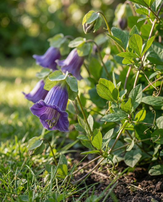 Klokjeswinde (Cobaea scandens) – eenjarige klimplant zaden van SeedsChoice
