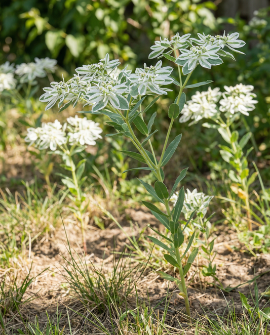 Sneeuw op de berg Snow On The Mountain (Euphorbia marginata) – eenjarige bloemenzaden van SeedsChoice