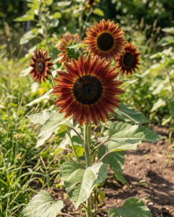 Zonnebloem Evening Sun (Helianthus annuus) – eenjarige bloemenzaden van SeedsChoice