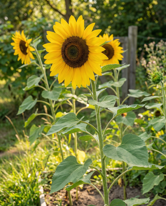 Zonnebloem Giganteus 250 Cm hoog (Helianthus annuus) – eenjarige bloemenzaden van SeedsChoice