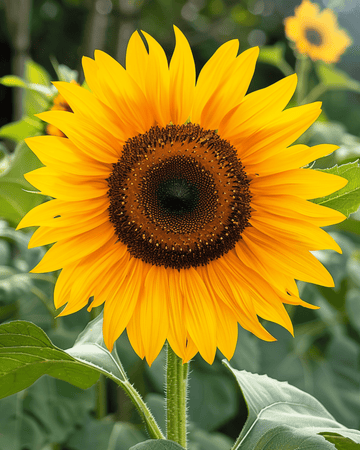 Zonnebloem Sunrich Orange F1 Pollenfree zaden (Helianthus annuus) – eenjarige bloem