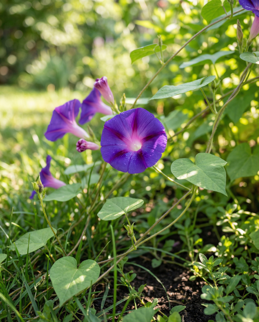 Grandpa Ott Climber Purple (Ipomoea purpurea) – eenjarige klimplant zaden van SeedsChoice