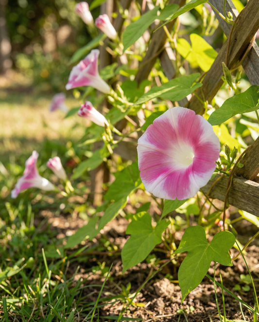 Venice Pink Climber Vine Mix (Ipomoea tricolor) – eenjarige klimplant zaden van SeedsChoice