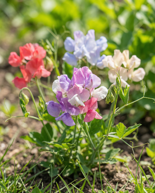 Lathyrus Bijou Mix (Lathyrus odoratus) – eenjarige bloemenzaden van SeedsChoice