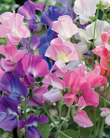 Lathyrus Bijou Mix zaden (Lathyrus odoratus) – eenjarige bloem