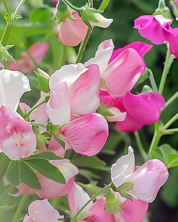 Lathyrus Painted Lady Climber zaden (Lathyrus odoratus) – eenjarige klimplant