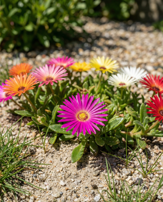 Livingstone Daisy (Dorotheanthus bellidiformis) – eenjarige gemengde bloemenzaden van SeedsChoice