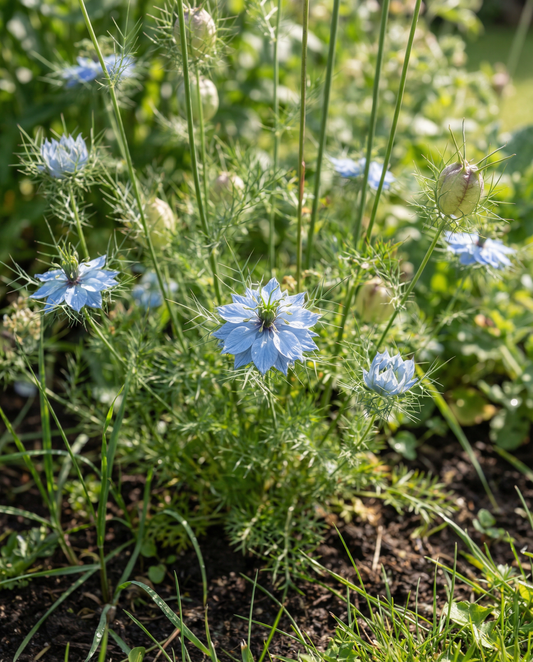 Love In The Mist Miss Jekyll Blue (Nigella damascena) – eenjarige bloemenzaden van SeedsChoice
