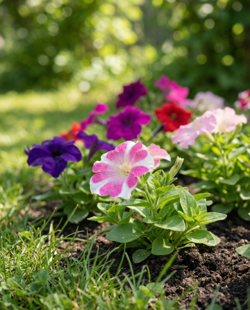 Dwarf Mixed (Petunia hybrida) – eenjarige mixzaden van SeedsChoice