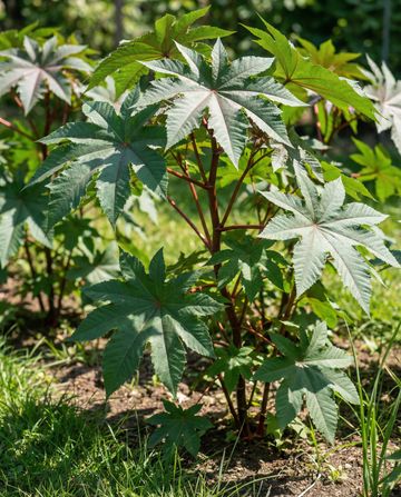 Wonderboom Fast Growing (Ricinus communis) – eenjarige bloemenzaden van SeedsChoice