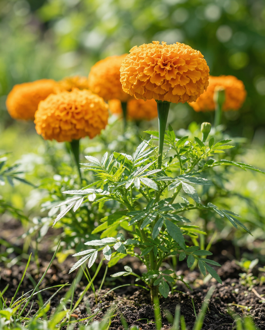 Afrikaanse goudsbloem Hawaii (Tagetes erecta) – eenjarige bloemenzaden van SeedsChoice