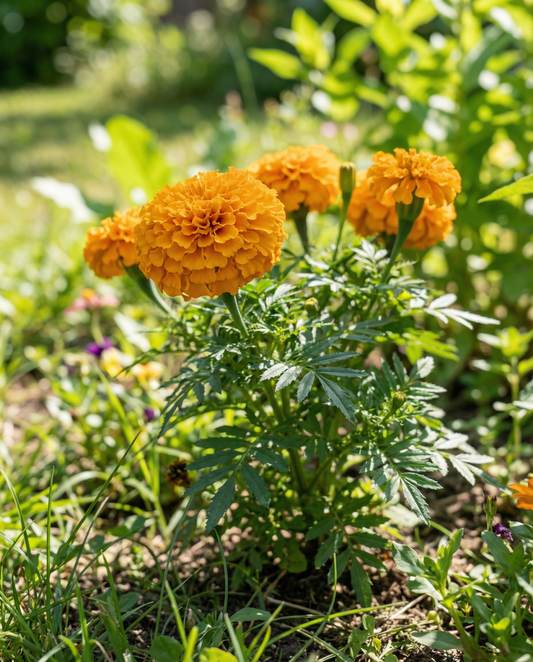 Afrikaanse goudsbloem dwerg Golden Age (Tagetes erecta) – eenjarige bloemenzaden van SeedsChoice