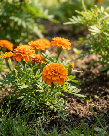 Frans Afrikaantje Petite Orange (Tagetes patula) – eenjarige bloemenzaden van SeedsChoice