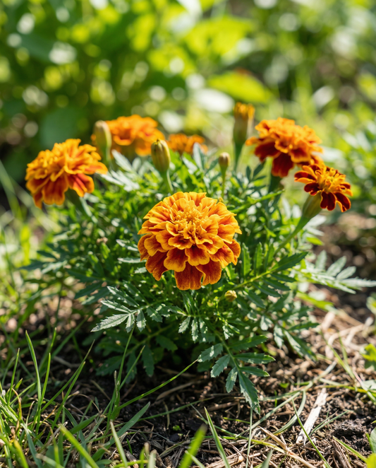 Frans Afrikaantje Petite Harmony (Tagetes patula) – eenjarige bloemenzaden van SeedsChoice